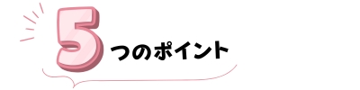 5つのポイント