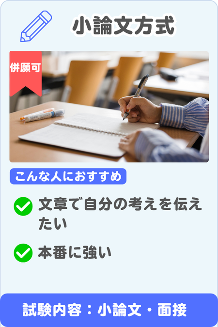 小論文方式
